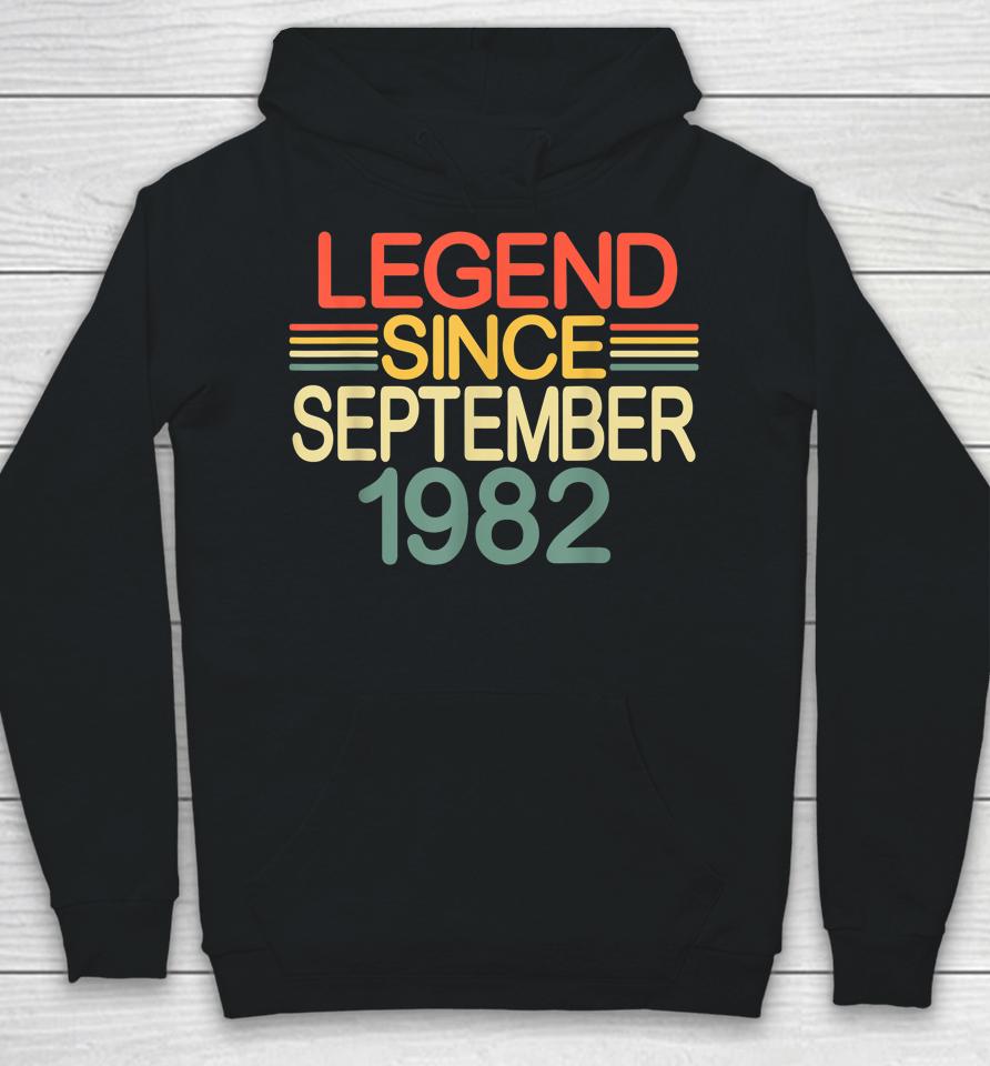 Legend Since September 1982 Awesome Since September 1982 Hoodie