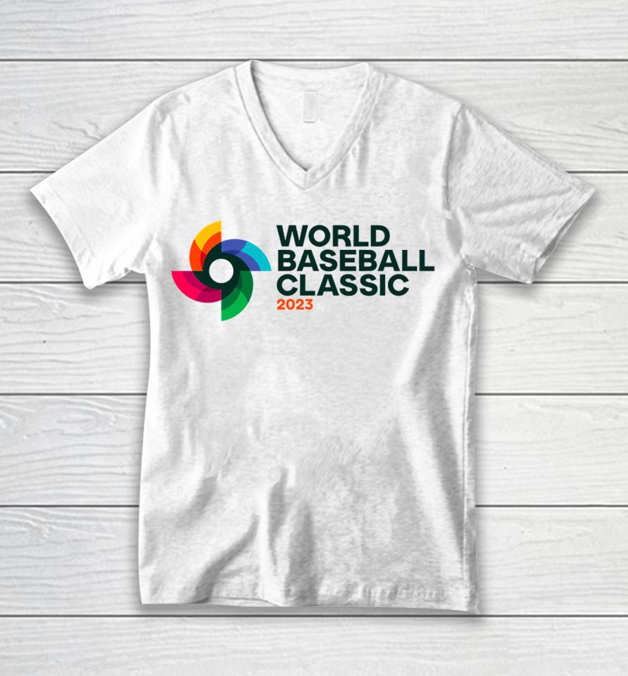 Legends 2023 World Baseball Classic Logo Unisex V-Neck T-Shirt