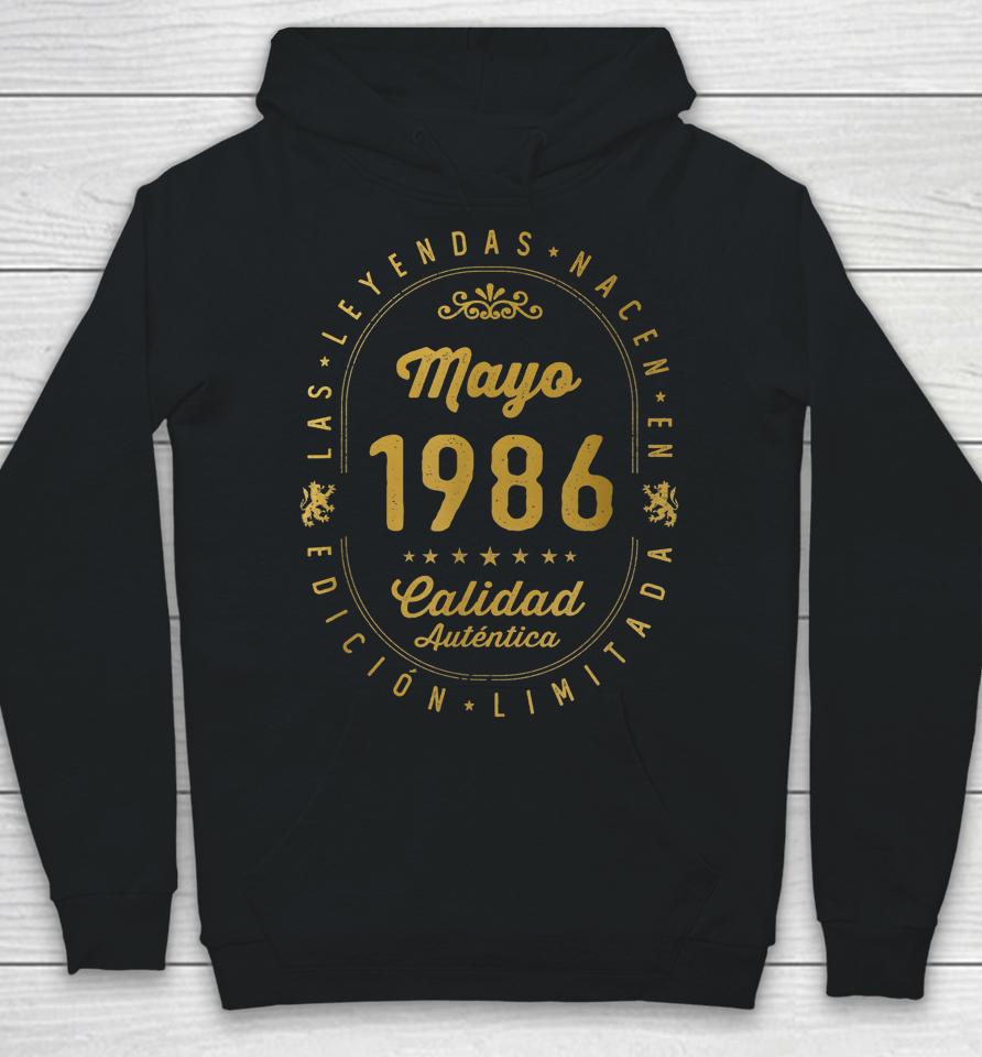 Legends Born In May 1986 36Th Birthday 36 Years Old Hoodie