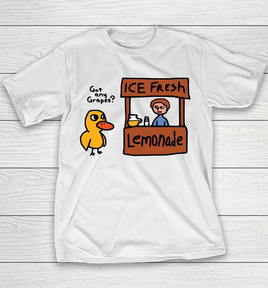 Lemonade Duck Song Got Any Grapes Funny Legendary Youth T-Shirt