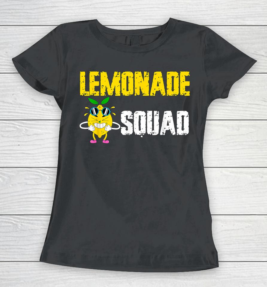 Lemonade Squad Funny For Stand Boss Lemon Juice Summer Women T-Shirt