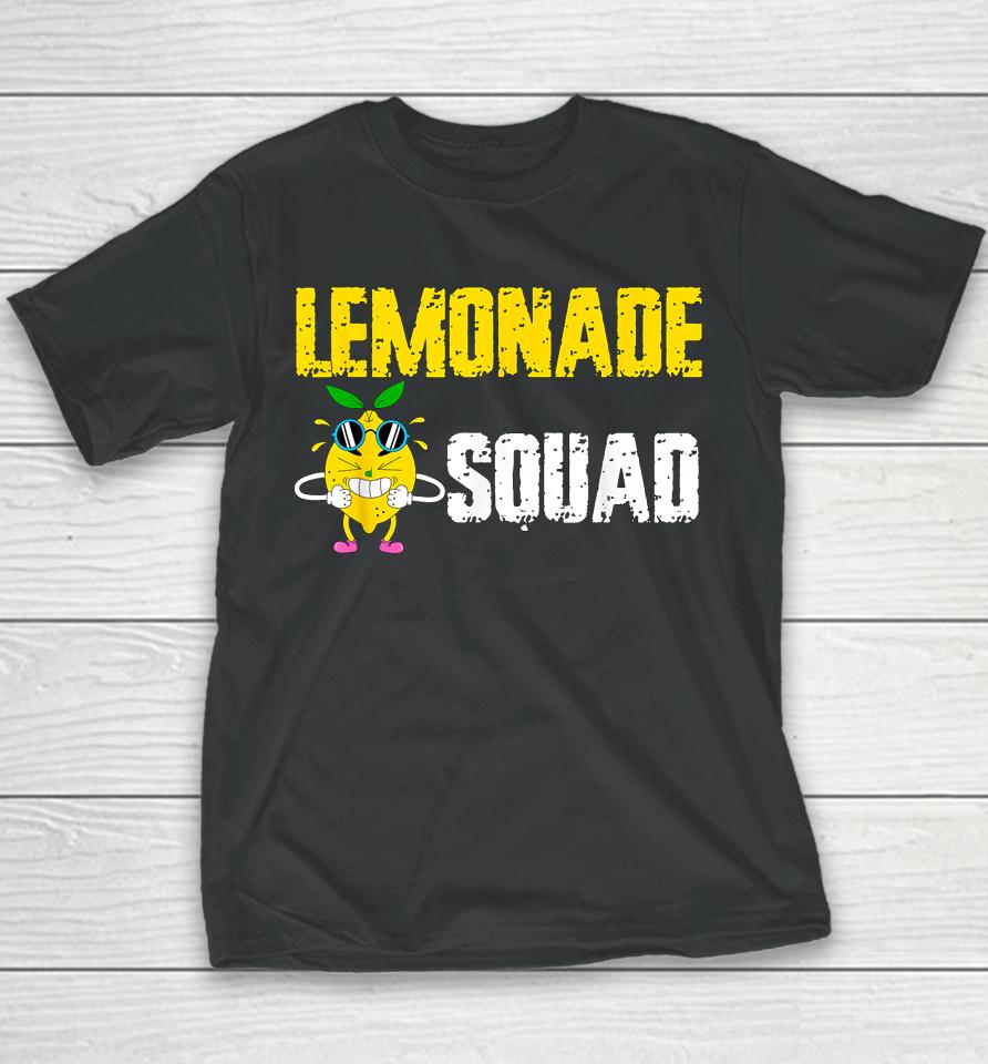 Lemonade Squad Funny For Stand Boss Lemon Juice Summer Youth T-Shirt