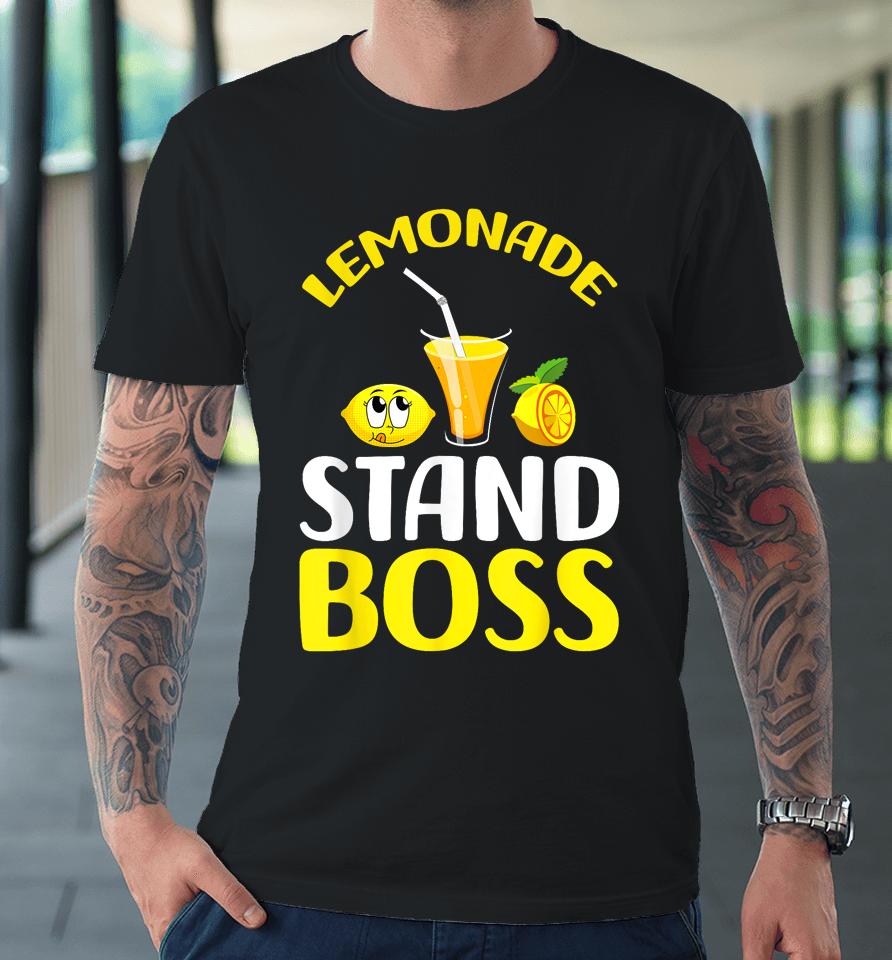 Lemonade Stand Boss Funny Lemonade Summer Premium T-Shirt