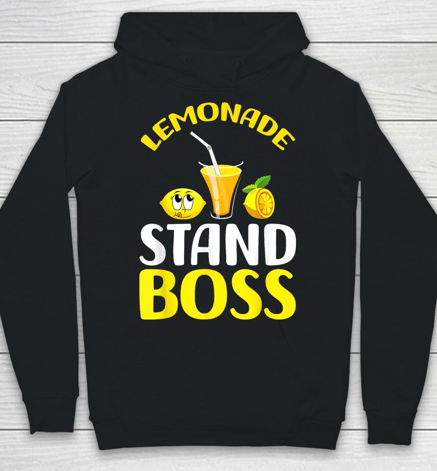 Lemonade Stand Boss Funny Lemonade Summer Hoodie