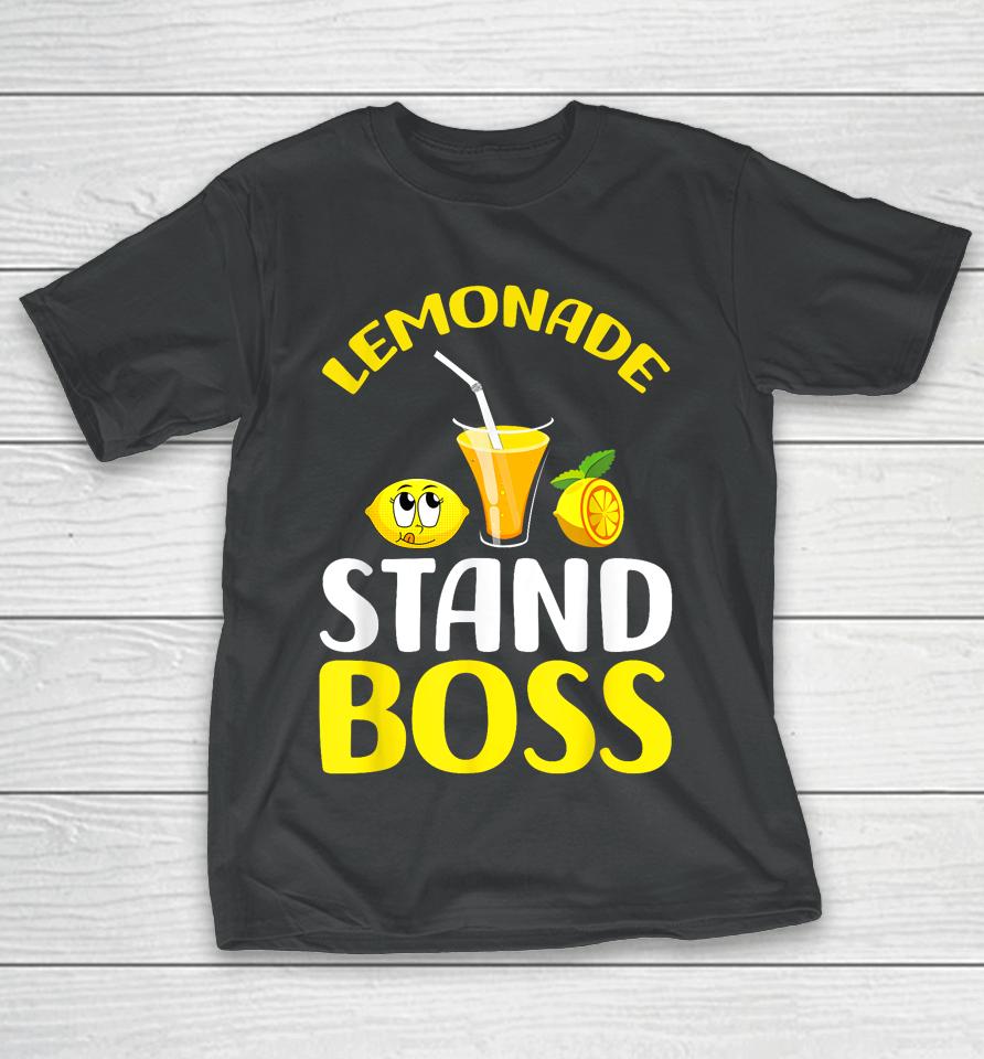 Lemonade Stand Boss Funny Lemonade Summer T-Shirt