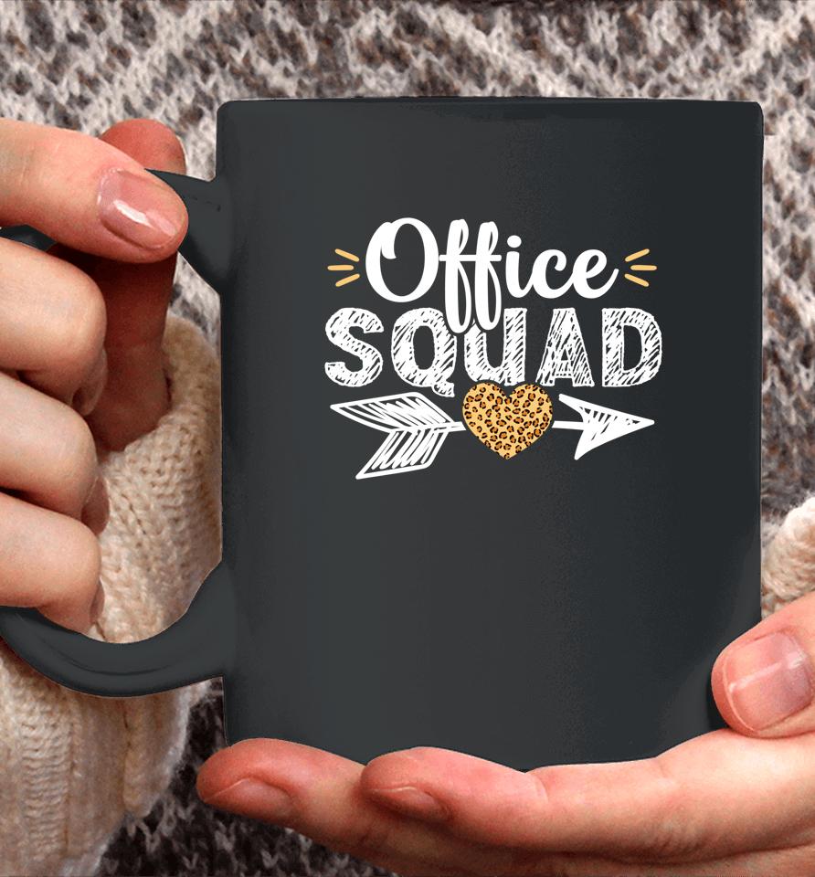 Leopard School Secretary Office Squad Clerk Appreciation Coffee Mug