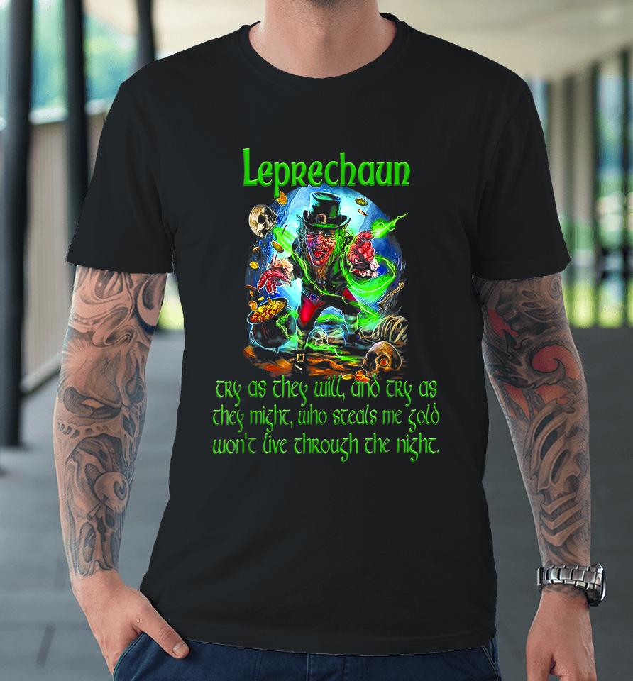 Leprechaun Horror Movie St Patrick's Day Premium T-Shirt