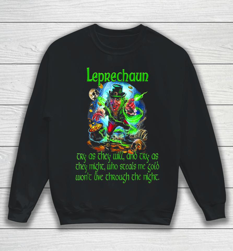 Leprechaun Horror Movie St Patrick's Day Sweatshirt