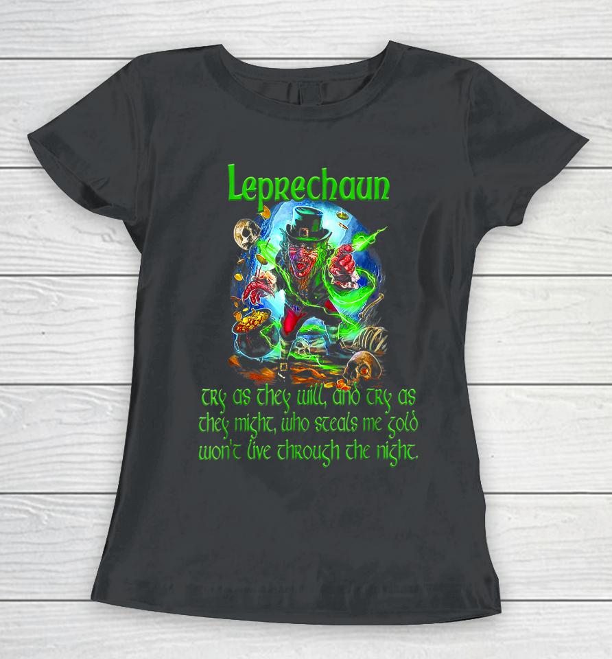 Leprechaun Horror Movie St Patrick's Day Women T-Shirt