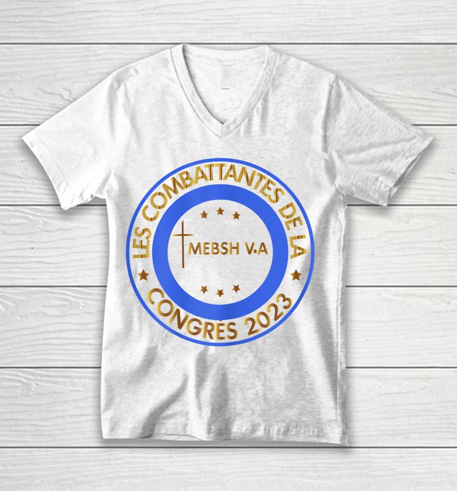 Les Combattanttes De La Congres 2023 Unisex V-Neck T-Shirt