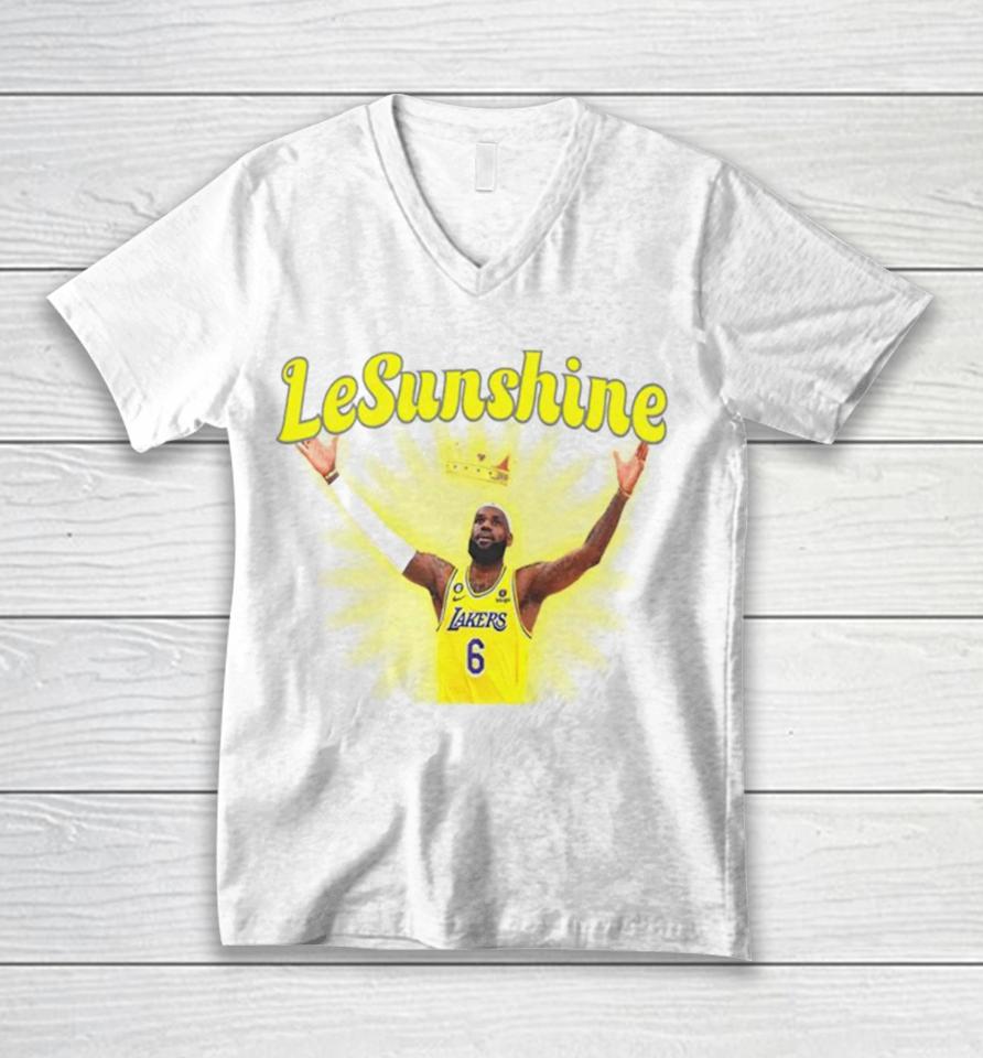 Lesunshine Lebron James Unisex V-Neck T-Shirt