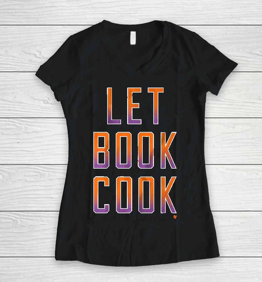 Let Book Cook Women V-Neck T-Shirt