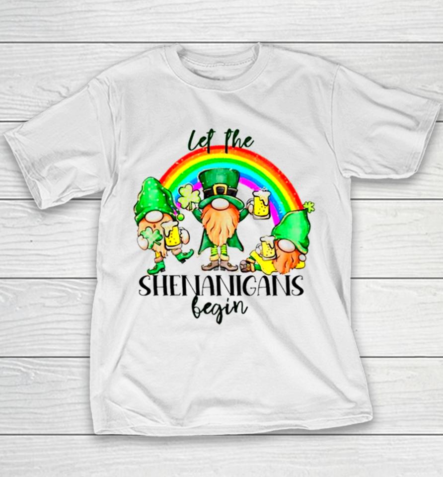 Let The Shenanigans Begin Saint Patrick’s Day Youth T-Shirt