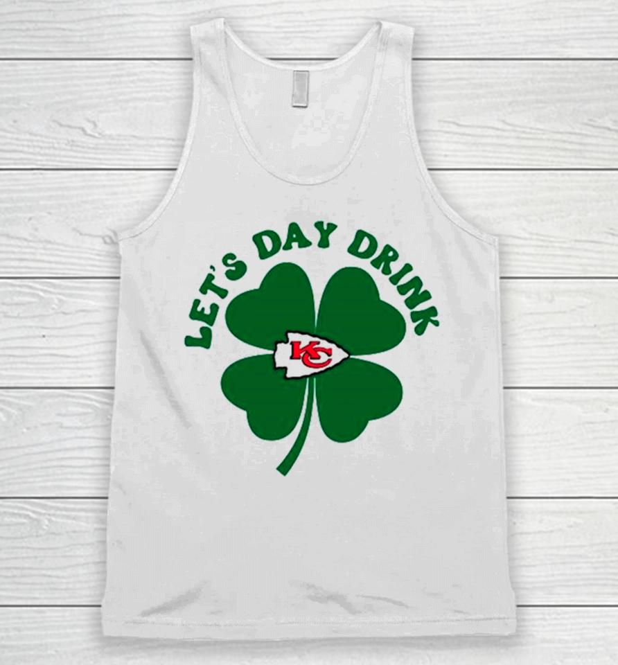Let’s Day Drink Kansas City Chiefs St Patrick’s Day Unisex Tank Top