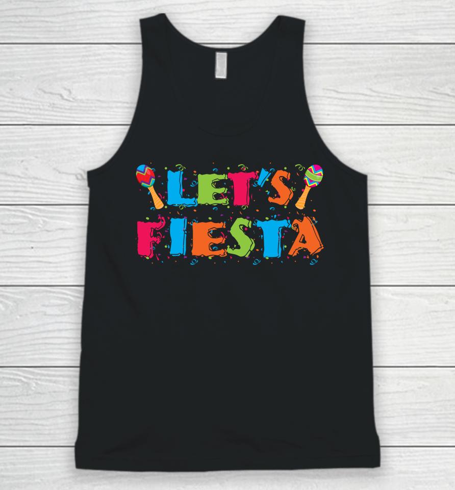 Let's Fiesta Cinco De Mayo Party Gift Unisex Tank Top