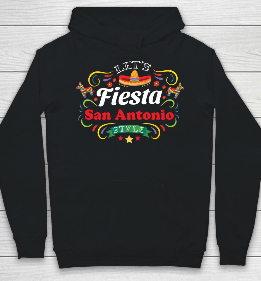 Let's Fiesta Shirt Drinking Party San Antonio Cinco De Mayo Hoodie