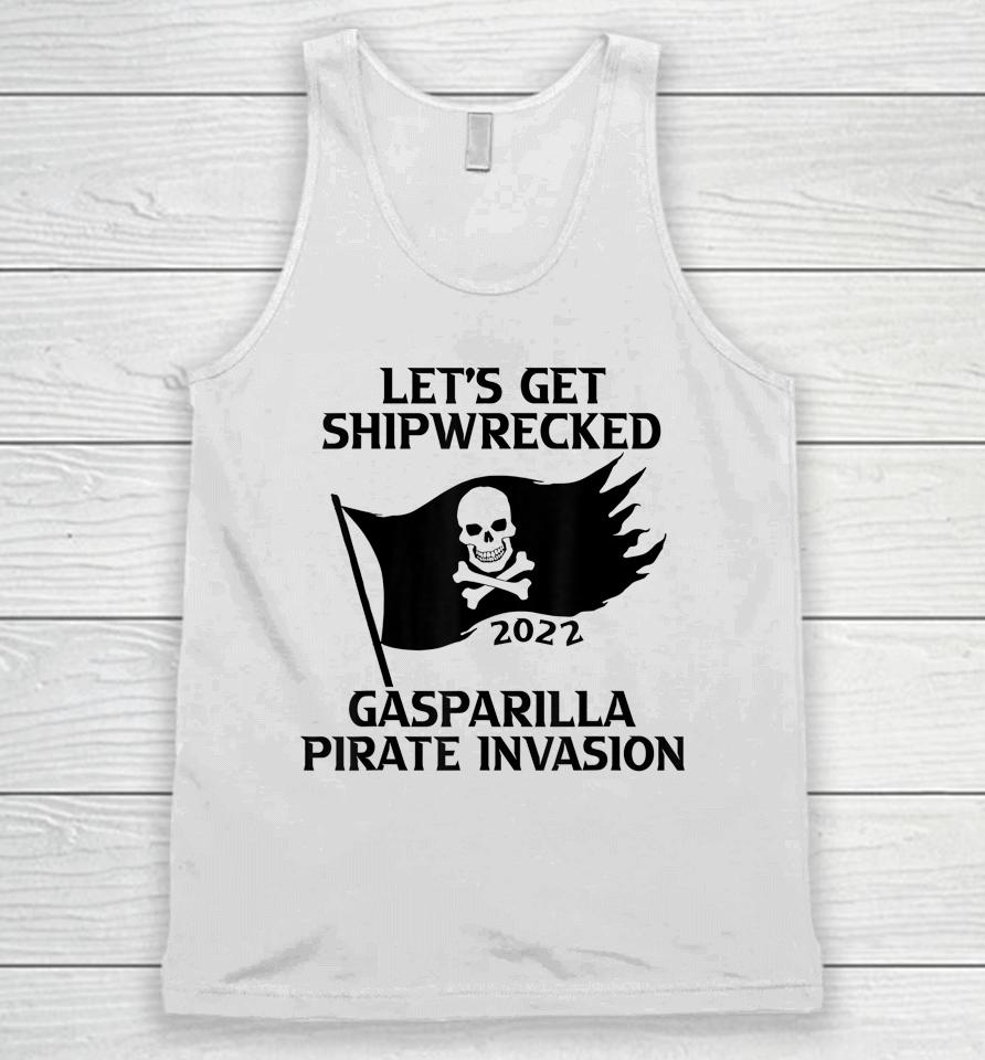 Let's Get Shipwrecked Pirate Jolly Roger Gasparilla 2022 Unisex Tank Top