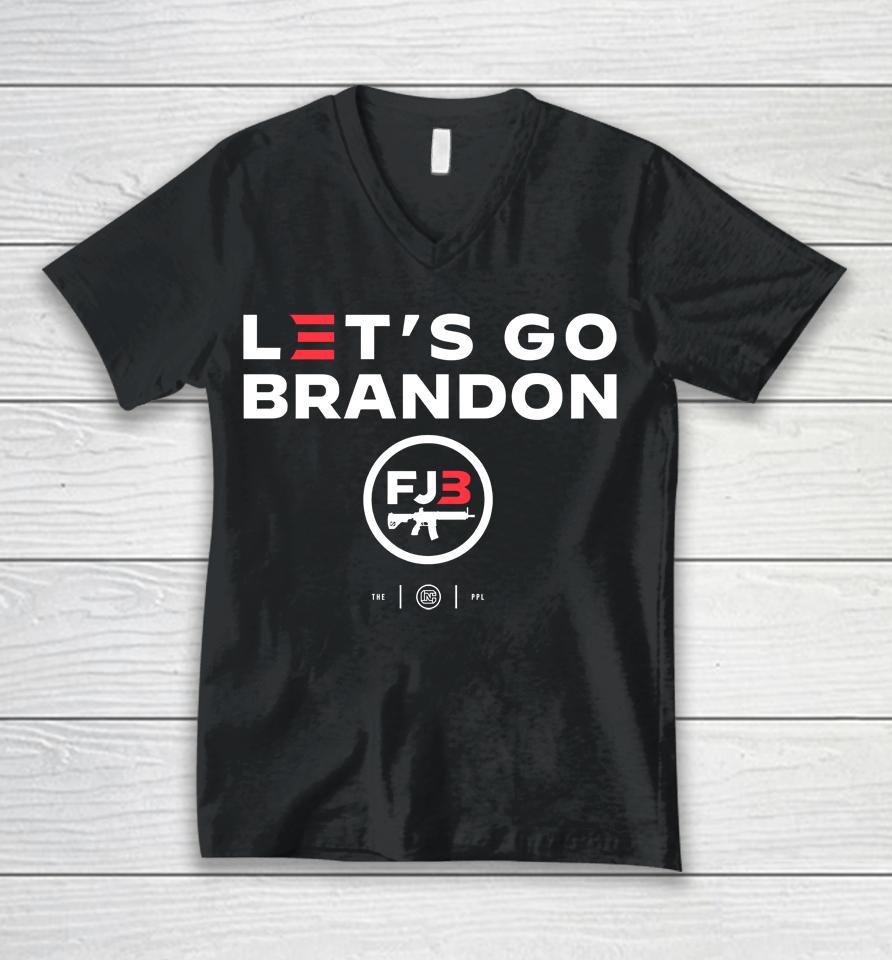 Let's Go Brandon Fjb Unisex V-Neck T-Shirt