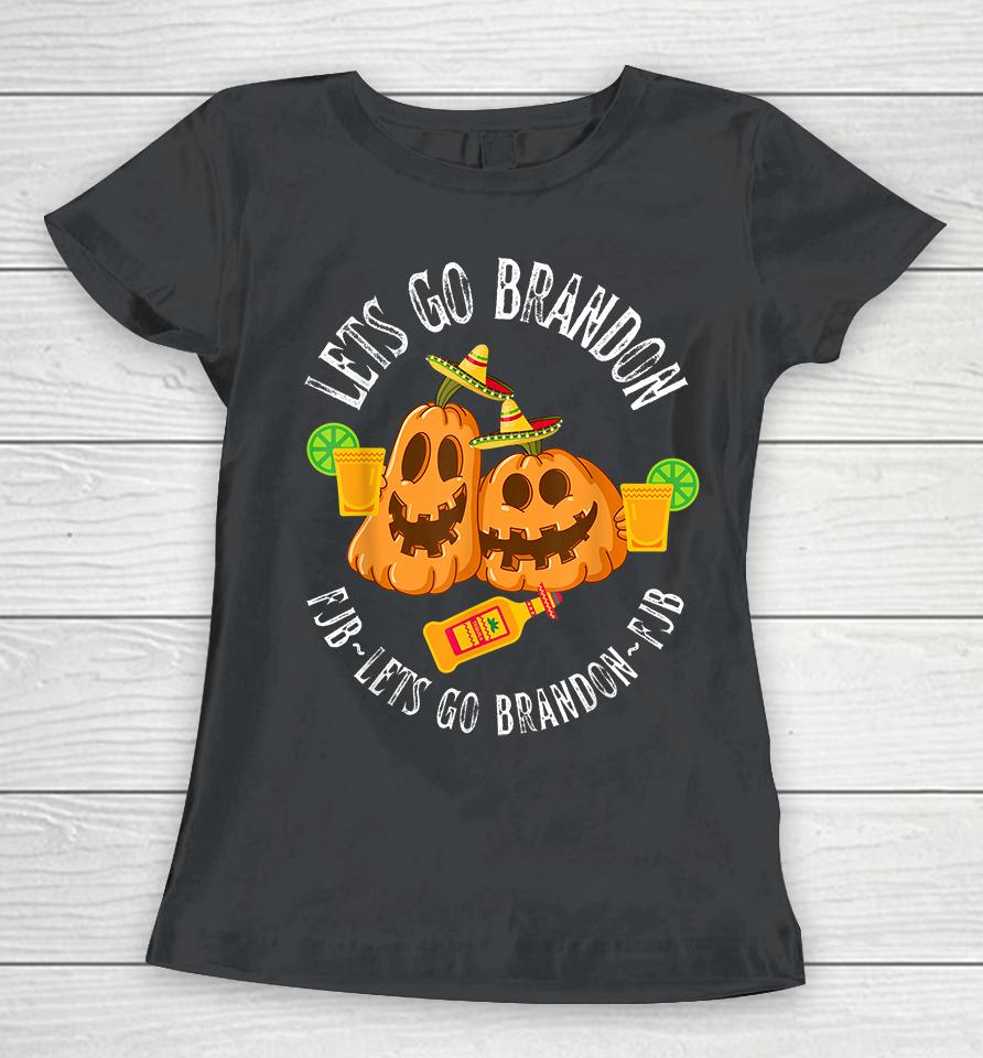 Let's Go Brandon Halloween Thanksgiving Women T-Shirt
