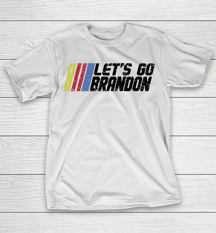Let's Go Brandon White T-Shirt
