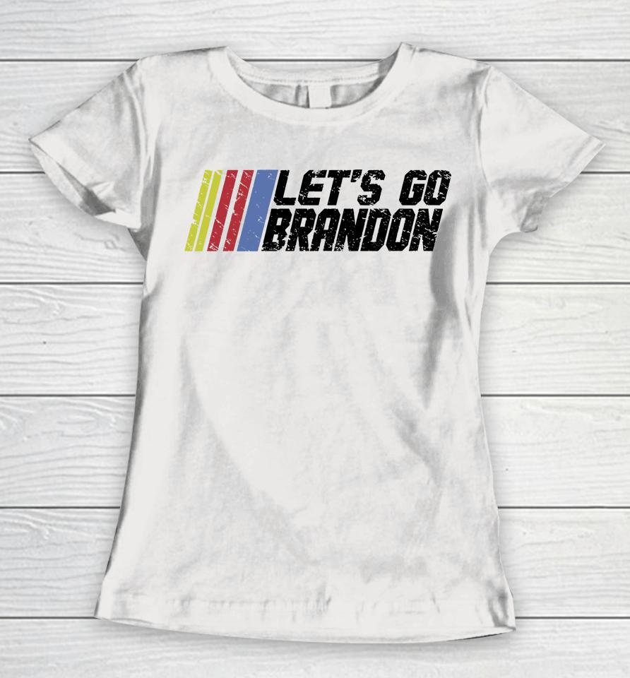 Let's Go Brandon White Women T-Shirt