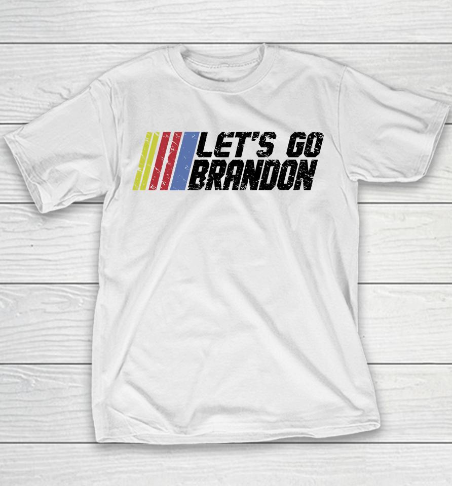 Let's Go Brandon White Youth T-Shirt