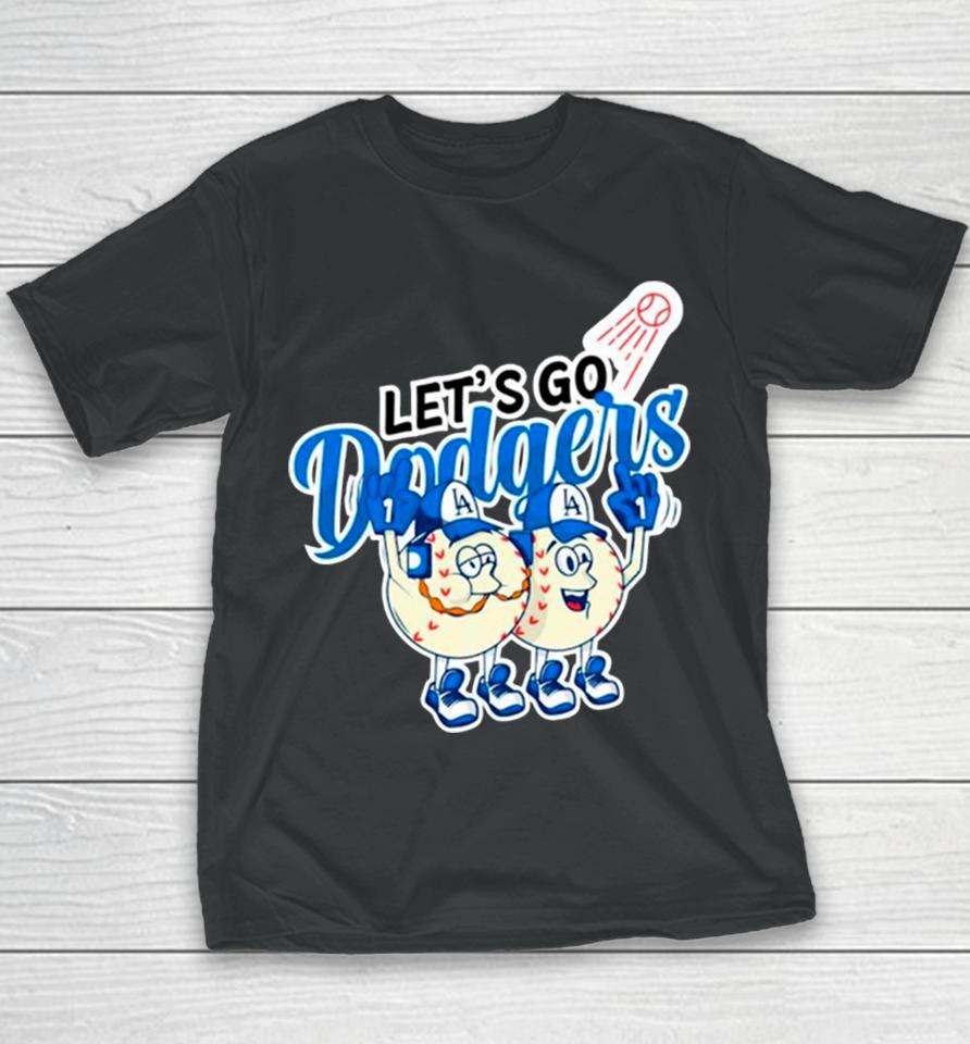 Let’s Go Los Angeles Dodgers Baseball Youth T-Shirt