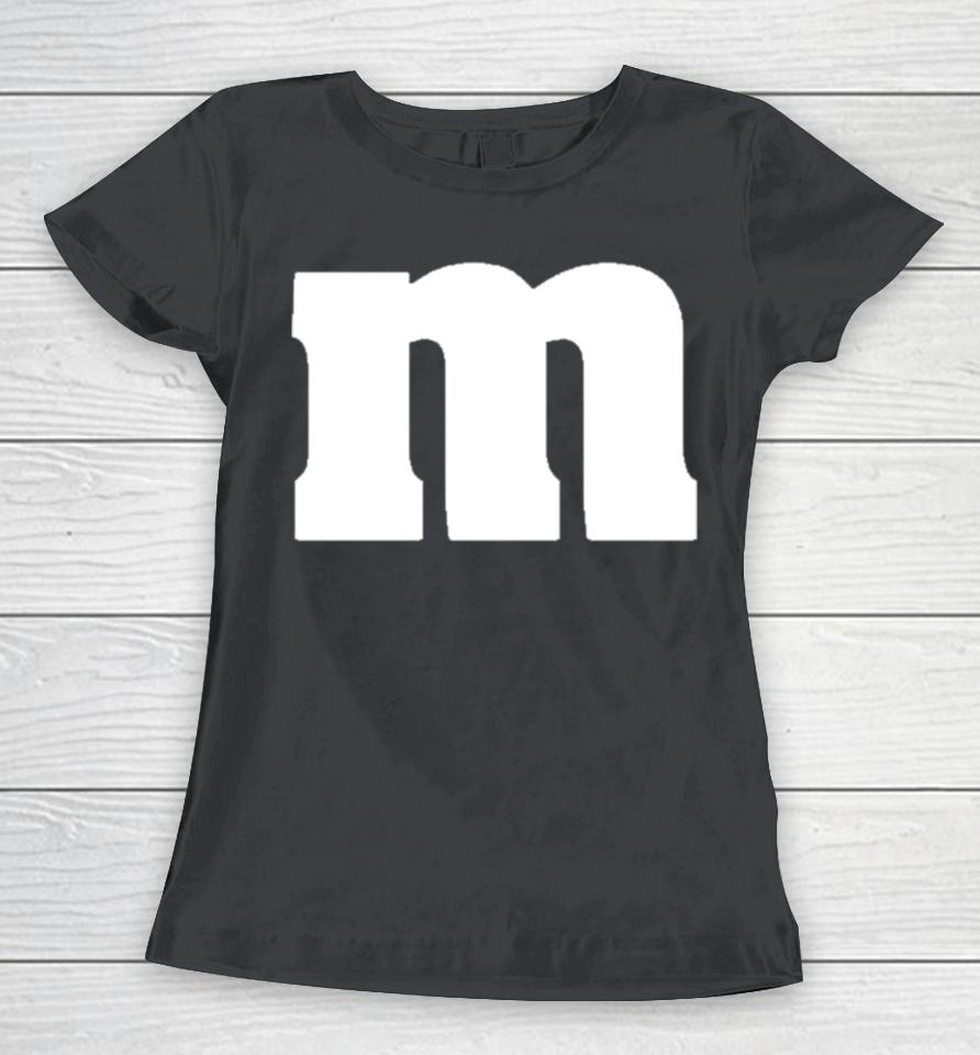Letter M Groups Halloween 2023 Team Women T-Shirt