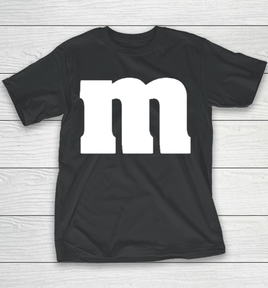 Letter M Groups Halloween 2023 Team Youth T-Shirt