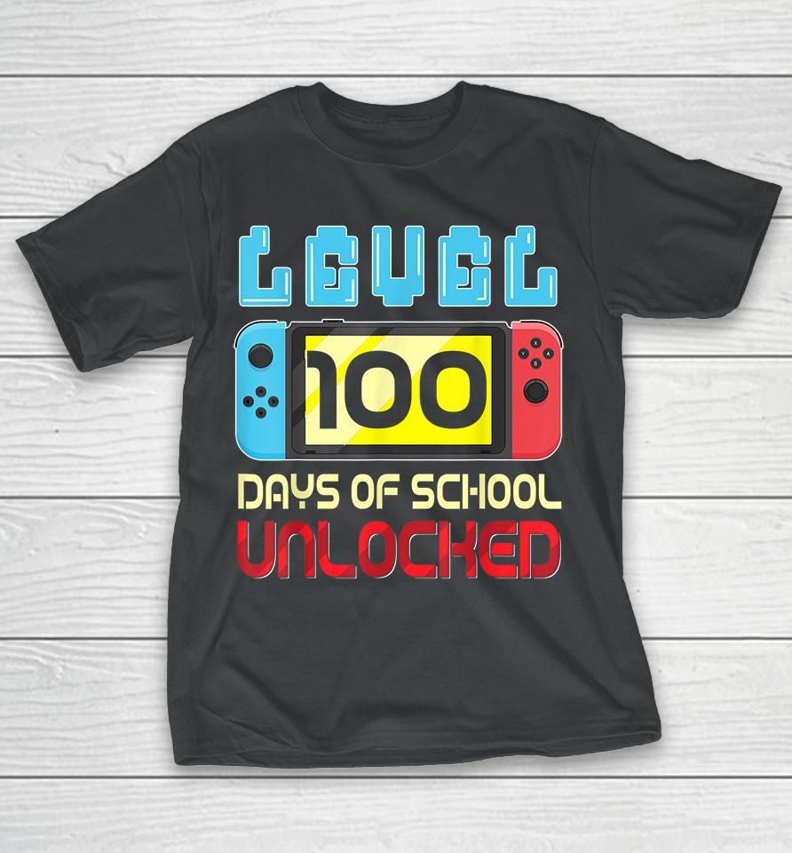 Level 100 Days Of School Unlocked T-Shirt