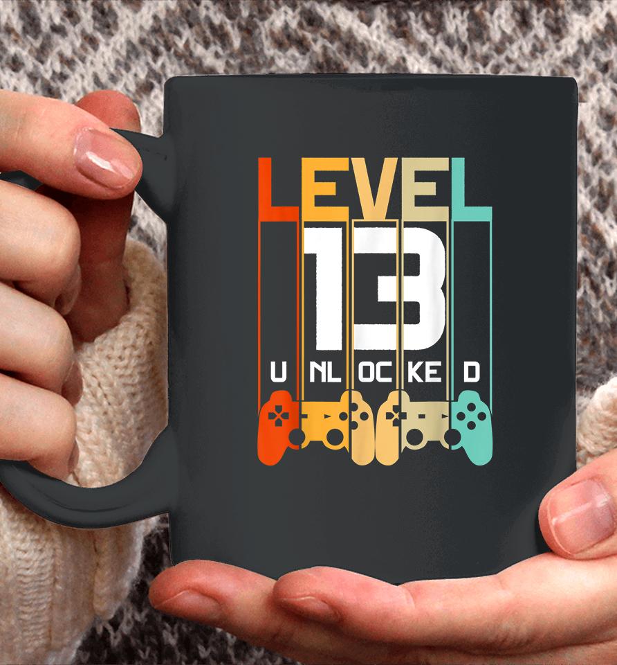 Level 13 Unlocked 13Th Birthday Matching Video Game Coffee Mug