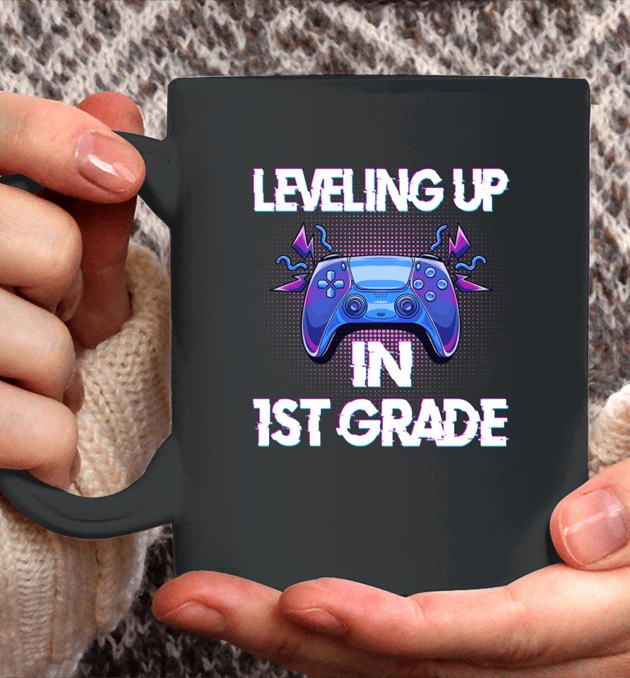 Leveling Up In First Grade Video Gaming Coffee Mug