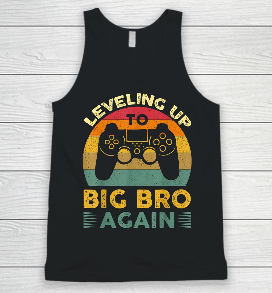 Leveling Up To Big Bro Again Vintage Unisex Tank Top