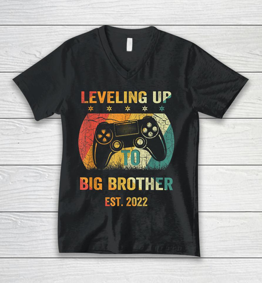 Leveling Up To Big Brother 2022 Unisex V-Neck T-Shirt