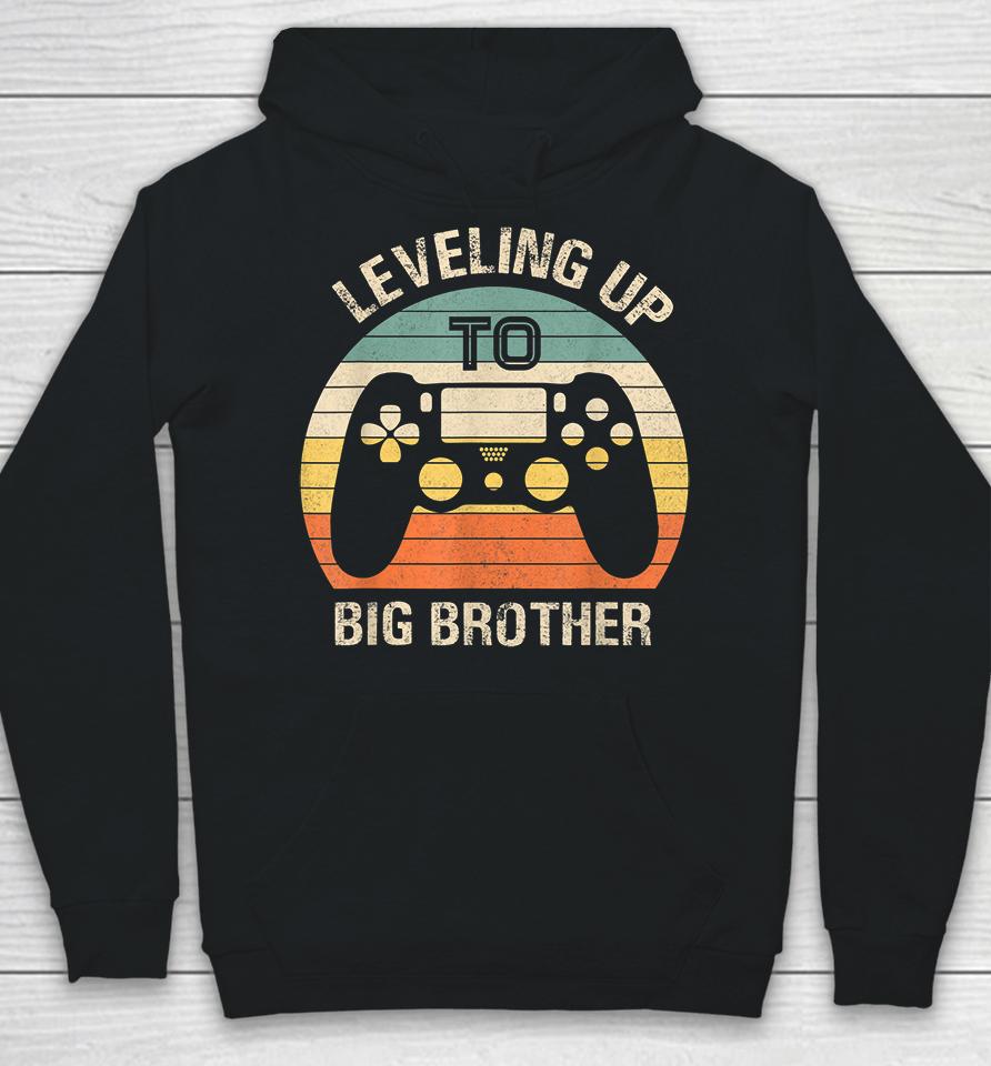 Leveling Up To Big Brother Gamer Vintage Hoodie