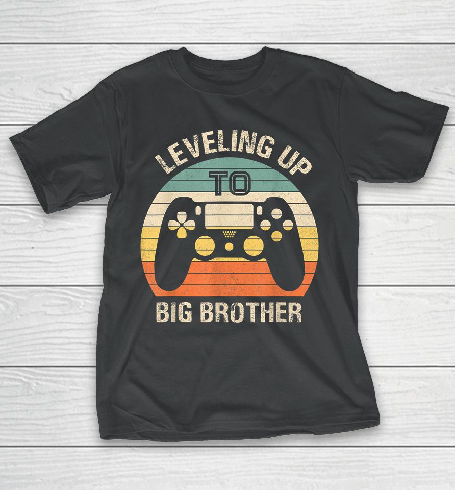 Leveling Up To Big Brother Gamer Vintage T-Shirt