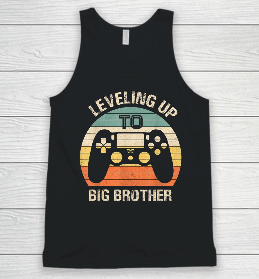 Leveling Up To Big Brother Gamer Vintage Unisex Tank Top