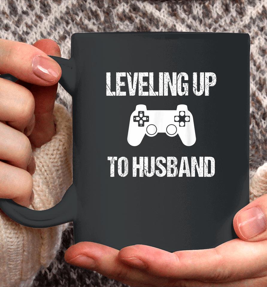 Leveling Up To Husband Engagement Video Game Coffee Mug
