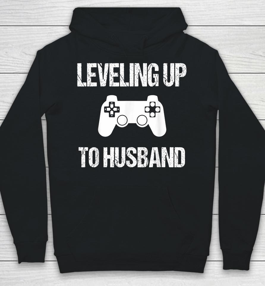 Leveling Up To Husband Engagement Video Game Hoodie