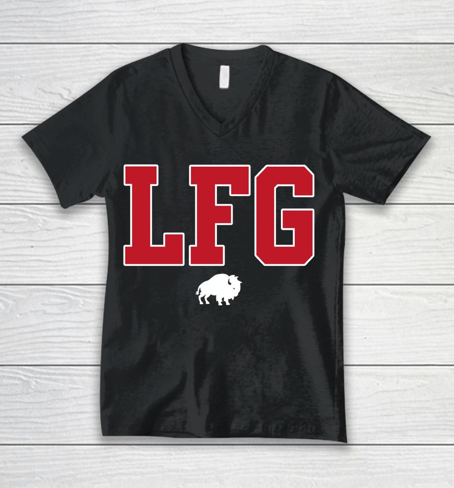 Lfg Totally Buffalo Store Unisex V-Neck T-Shirt