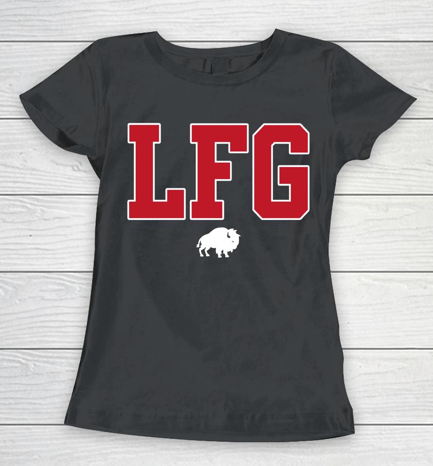 Lfg Totally Buffalo Store Women T-Shirt