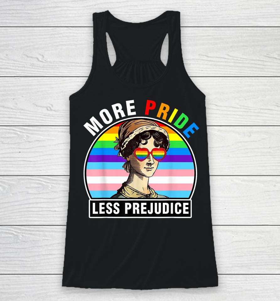 Lgbt Ally Gay Pride Clothers More Pride Less Prejudice Racerback Tank
