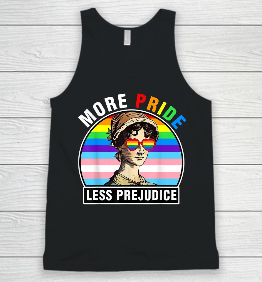 Lgbt Ally Gay Pride Clothers More Pride Less Prejudice Unisex Tank Top