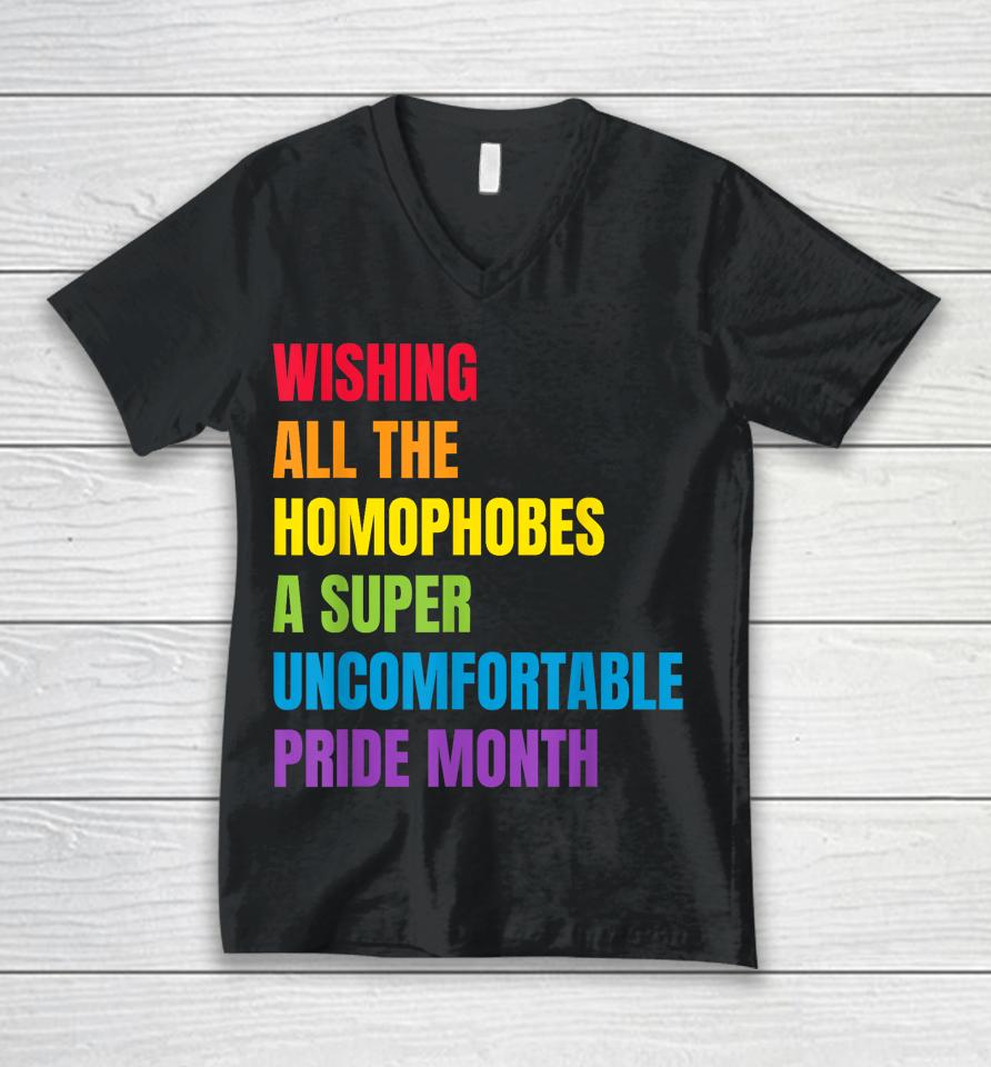 Lgbt Pride Month Design For Gay Pride Unisex V-Neck T-Shirt