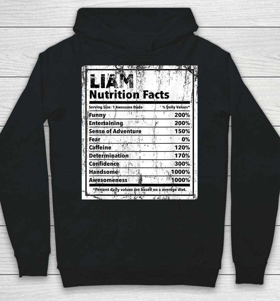 Liam Nutrition Facts Hoodie