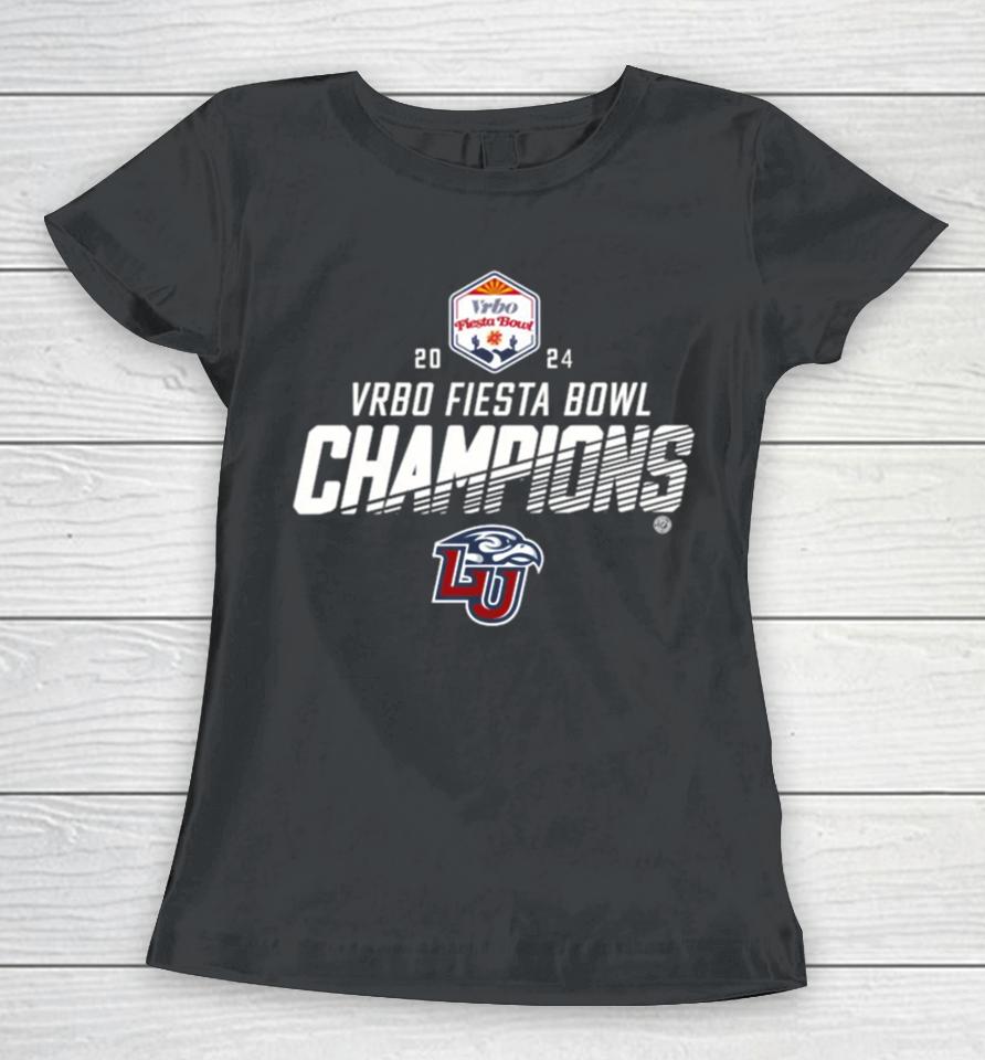 Liberty Flames 2024 Vrbo Fiesta Bowl Champions Women T-Shirt