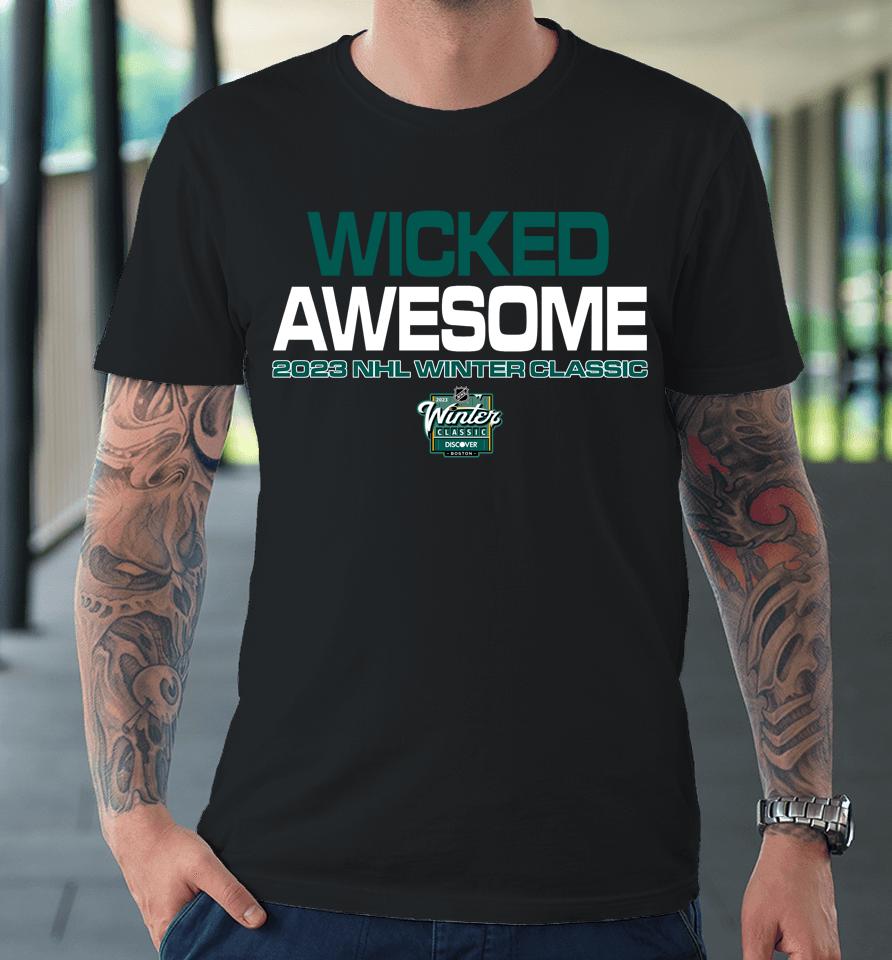 Lids Shop 2023 Nhl Winter Classic 47 Wicked Awesome Scrum Premium T-Shirt