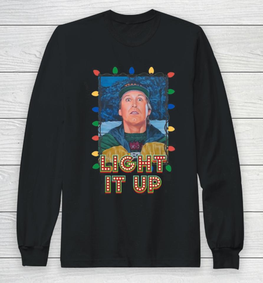 Light It Up Clark Griswold Christmas Vacation Long Sleeve T-Shirt