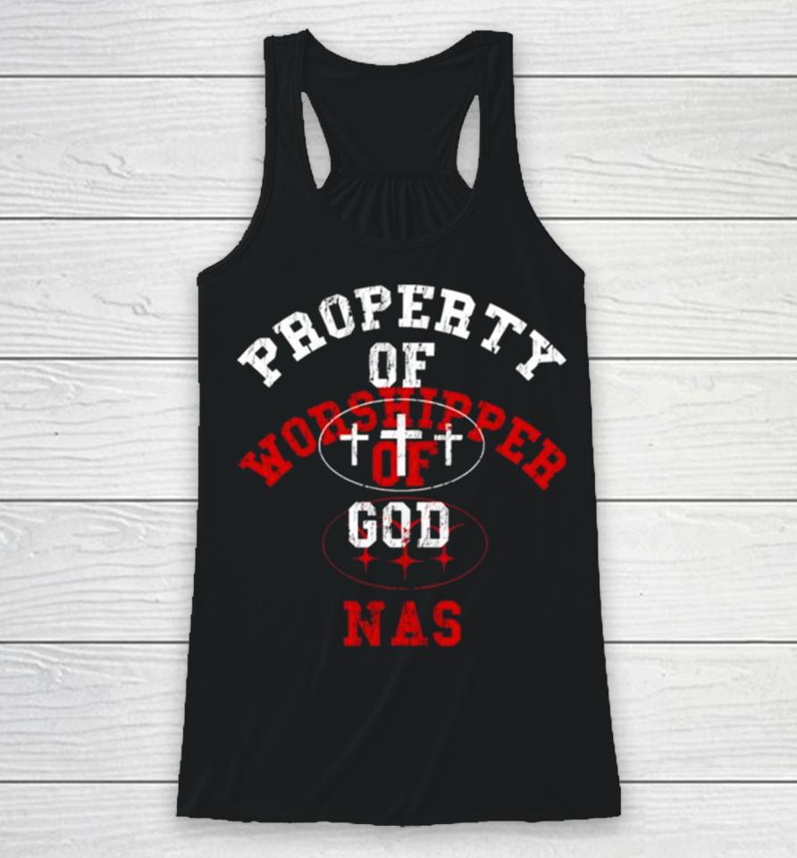 Lil Nas Property Of Godshiper Of God Nas Racerback Tank