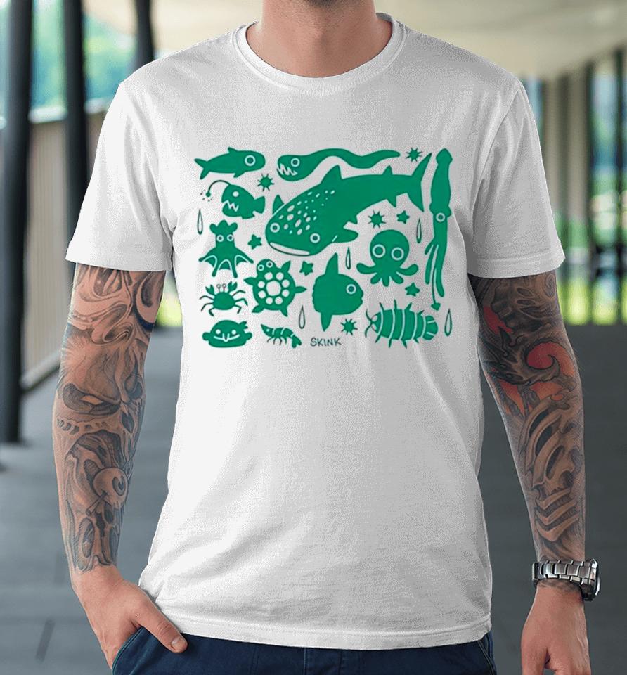 Limeskink Deep Sea Creatures Premium T-Shirt